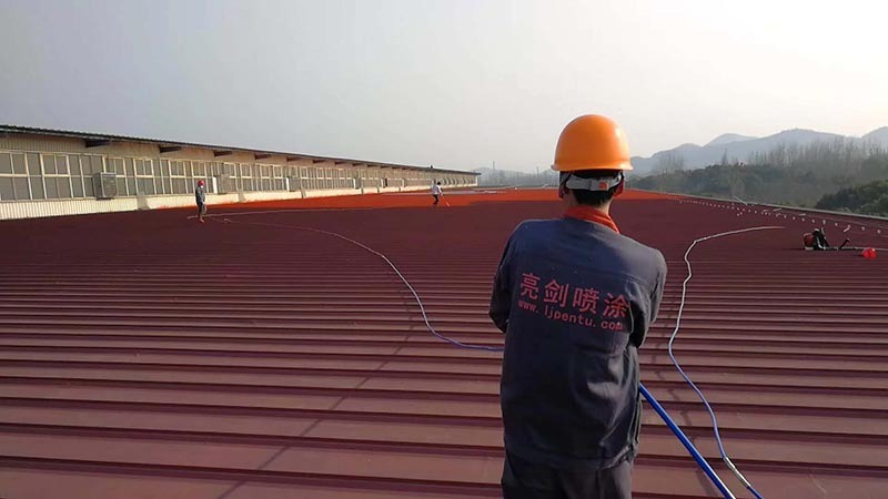 丹陽(yáng)沃德集團屋面彩鋼瓦翻新案例